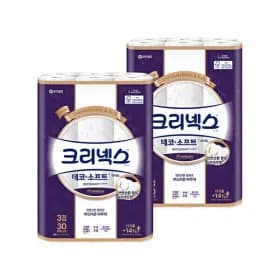 크리넥스 3겹 데코앤소프트 25m*30롤 2개 29,040원
