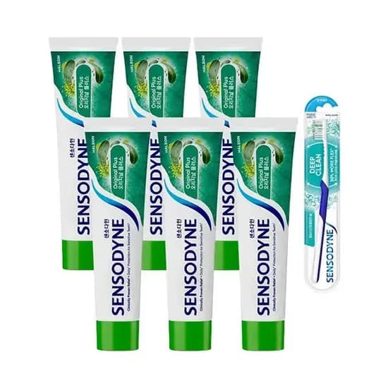 센소다인 시린이케어 오리지날플러스치약 100g 6개+젠틀칫솔 1입 17,860원