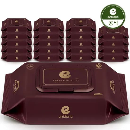 앙블랑 물티슈 세이프버건디 20팩 25920원