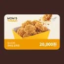 맘스터치 2만원권 17000원