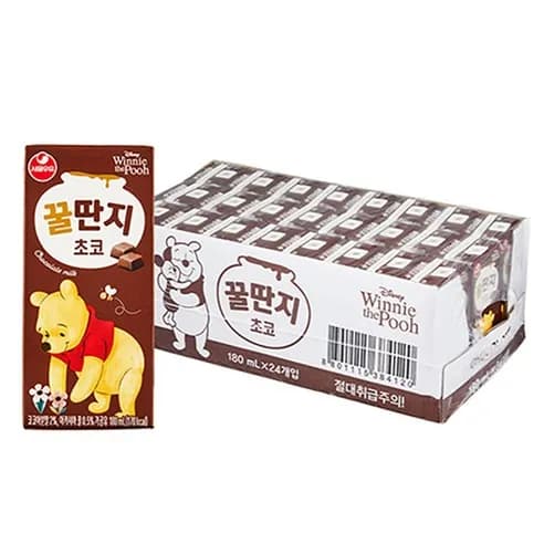 서울우유 초코꿀단지 180ML 24개  11200원