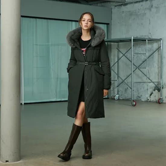 에고이스트  벨티드 폭스퍼 구스 롱다운  195,210원