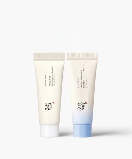 조선미녀 맑은쌀 선크림10ml+맑은쌀프레쉬10ml 3500원