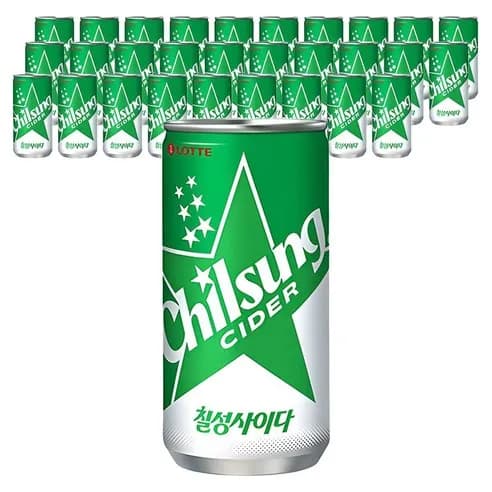 칠성사이다 210ml x 30개, 12190원