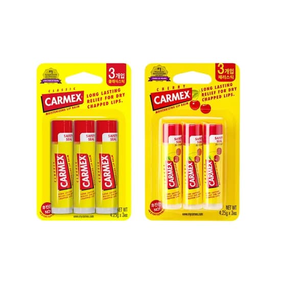 카멕스 립밤 스틱, 클래식 3개 + 체리 3개, 6개 8,330원