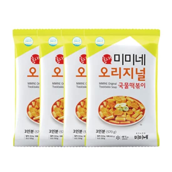 미미네 오리지널 국물떡볶이 4봉 9,900원