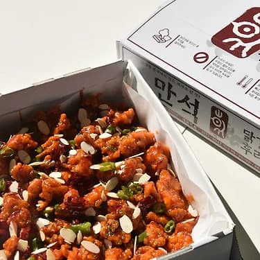 만석닭강정 18,000원 (무배 카카오머니 결제시)