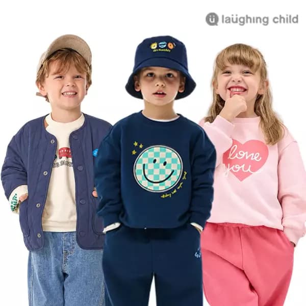 래핑차일드 맨투맨 상하복 14880원~