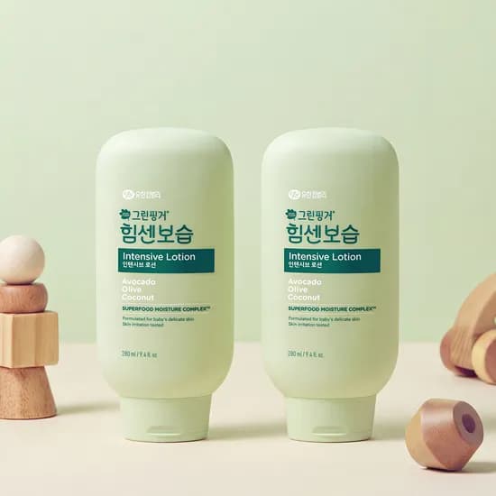 그린핑거 힘센보습  인텐시브 로션 블루베리 바닐라향 280ml / 신생아, 베이비, 온가족용, 스킨케어, 유아