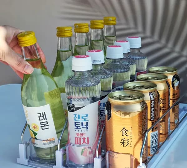 음료수디스펜서 냉장고 음료디스펜서 맥주 캔 트레이 키친핏 3단 음료수디스펜서 냉장고 음료디스펜서 맥주 캔 트레이 키친핏 3단