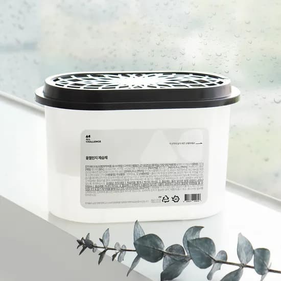 올챌린지 제습제 습기제거제 520ml 12개입+12개입 옷장 선반 화장실 염화칼슘 장마철