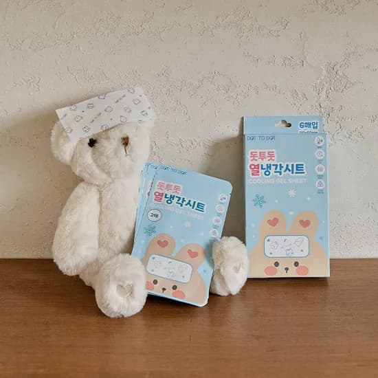 아가드X돗투돗 열냉각시트 6매 쿨패치 해열패치 냉찜질팩 쿨링패치