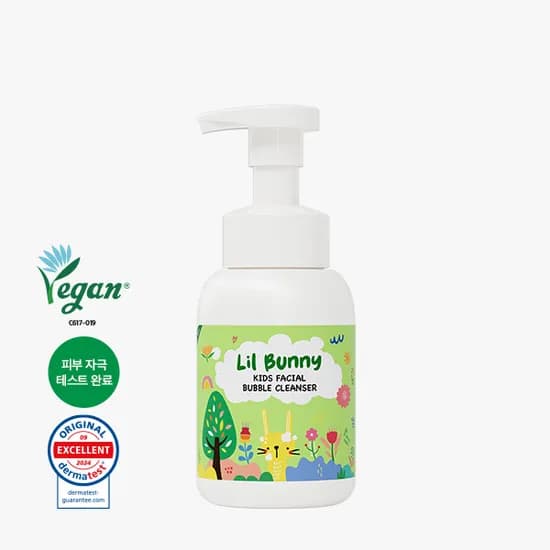 와프랩 릴 바니 키즈 유아 어린이 저자극 버블 클렌저 세안제 300ml