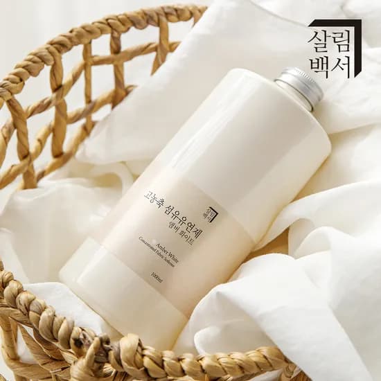 살림백서 고농축 섬유유연제 1L 에이프릴코튼 퍼퓸 향기좋은 대용량 향좋은 실내건조