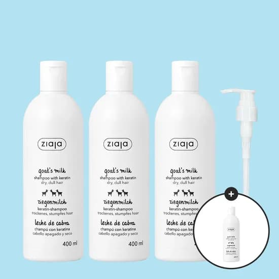 지아자 향좋은 산양유 단백질 샴푸 향좋은 사춘기 청소년 두피 비듬샴푸 400ml, 3개