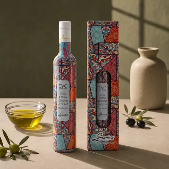 라만테아 엑스트라버진 올리브오일 이탈리아 프리미엄 냉압착 EVO 모자이크 500ml 1개