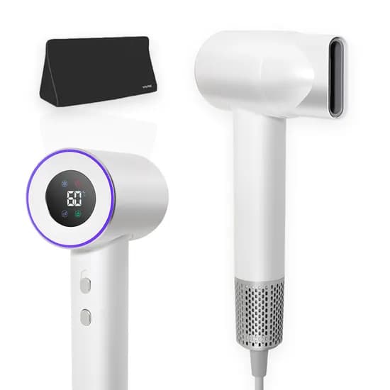 비브르 헤어 드라이기 BLDC 전문가용 음이온 초경량 LED 스마트 온도조절
