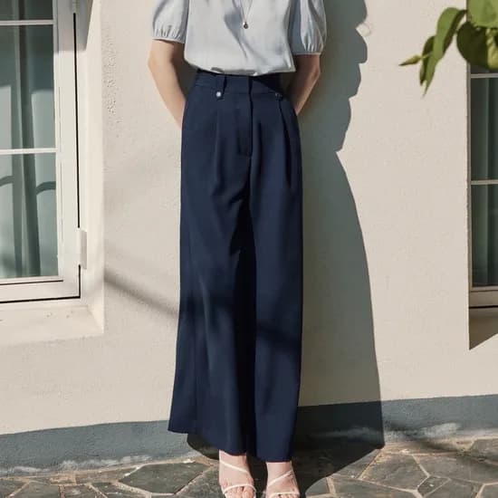 칼리 와이드 스트랩 팬츠 CARLY WIDE STRAP PANTS
