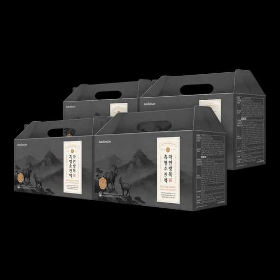 뉴트리원 자연방목 흑염소 진액 엑기스 즙 70ml 30포, 4개