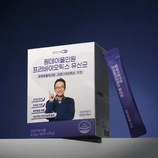 데이즈온 원데이올인원 프리바이오틱스 유산균 30포, 3개