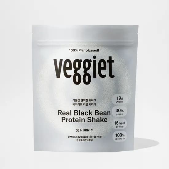 3+1 휴닉 베지어트 식물성 단백질 쉐이크 리필 810g 완두콩 곡물 카카오 서리태 검은콩