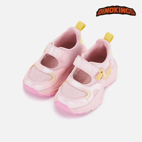 공룡신발 하이슬립 LED-핑크 키즈운동화
