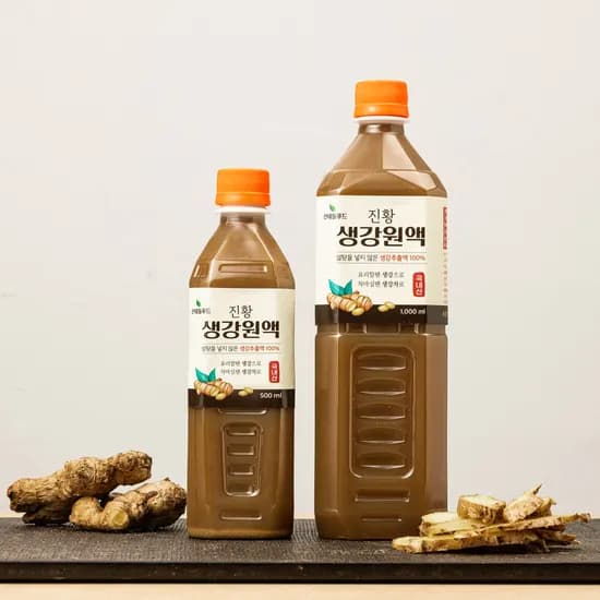 산내들푸드 무설탕 국산 진저샷 생강청 생강원액 1kg, 2개