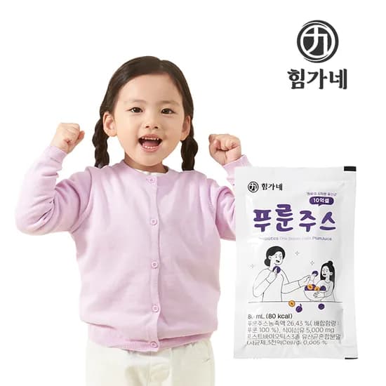 힘가네 푸룬주스 80ml 20포 푸른 쥬스 임산부 아기 캘리포니아산 농축26%