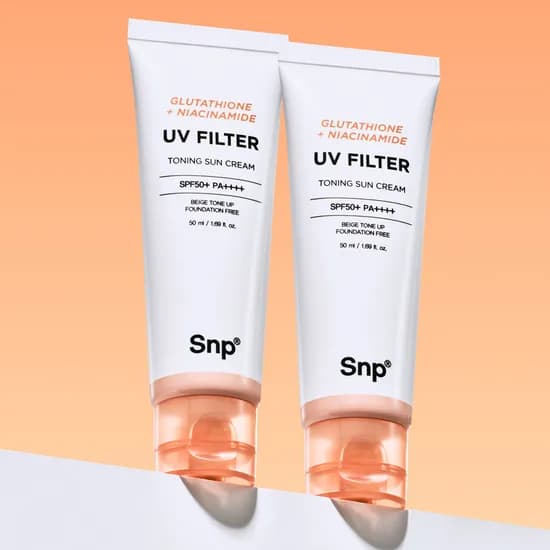 Snp 글루타치온 나이아신아마이드 토닝 선크림 50ml x 2개