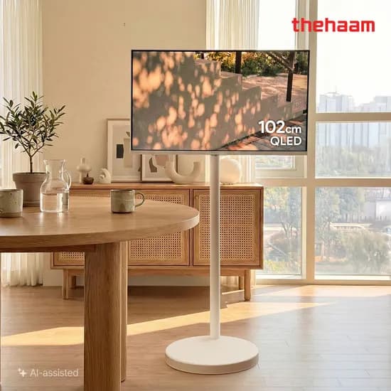더함 삼탠바이미 스마트 QLED 102cm 40인치 에센셜 이동식 스탠드 478,900원