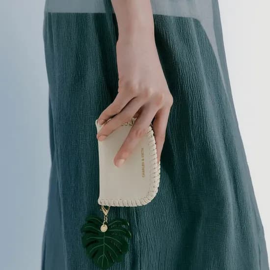 블룸 브레이디드 체인 핸들 월렛 CK6-30681185