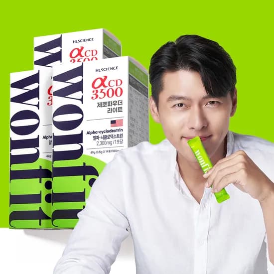 원핏 알파CD 3500 제로파우더 라이트 알파씨디 알파시클로덱스트린 14포, 3개