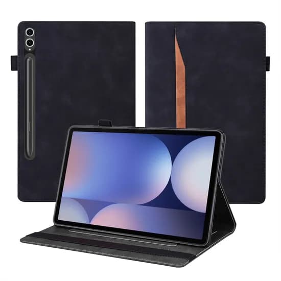 갤럭시탭 S9 플러스 케이스 스마트 북거버 엘리트 다이어리 블랙, 탭 S9+