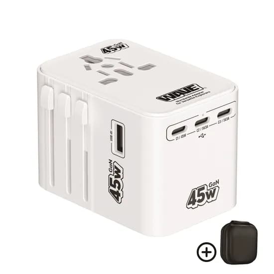 이어맥 2500W 고출력 해외 여행용 어댑터 멀티플러그 PD45W 초고속 충전 멀티탭 17,900원