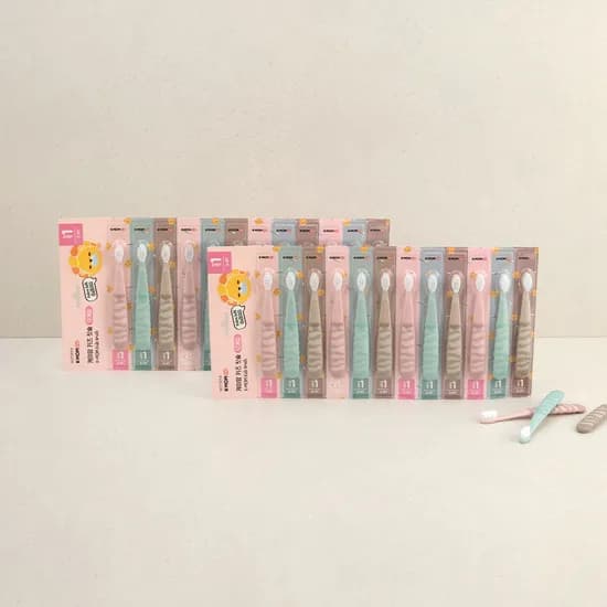 케이맘 키즈 칫솔 1단계 12P+12P (총 24P) 어린이구강 어린이집준비