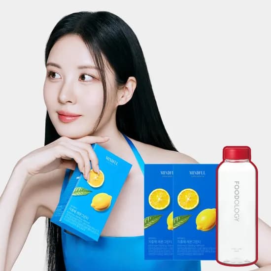 푸드올로지 지중해 레몬그린티 유기농 레몬녹차꿀 2박스