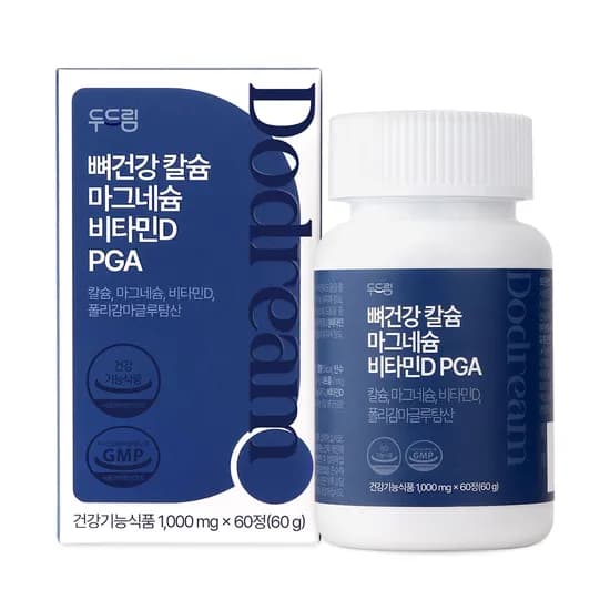 뼈건강 칼슘 마그네슘 비타민D PGA 60정, 1개