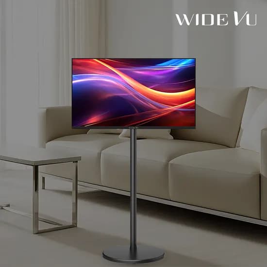 와이드무빙뷰 블랙에디션 삼탠바이미 셋트 QLED 81cm(32인치) FHD 스마트 이동식 스탠딩 TV 중소바이미 V1