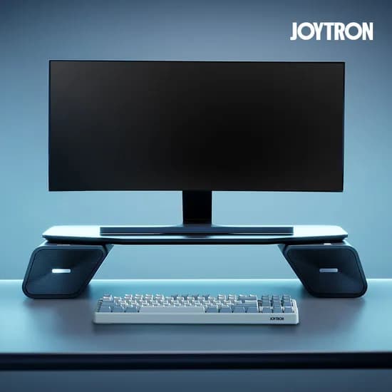 조이트론 컴퓨터 스피커 PC 게이밍 사운드바 모베이스 모니터받침대 블루투스 겸용