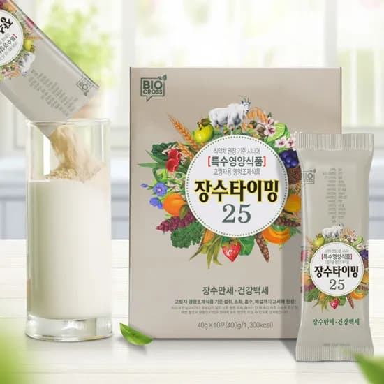 장수타이밍 25 31포 장수만세 건강백세 시니어 특수영양식품 고령자용 부모님 건강식 산양유