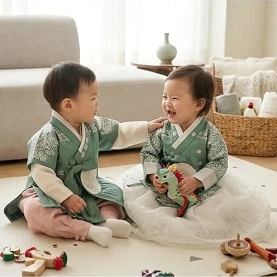 궁 한복 대여 아기 가족 서울 강남 돌잔치한복 178번