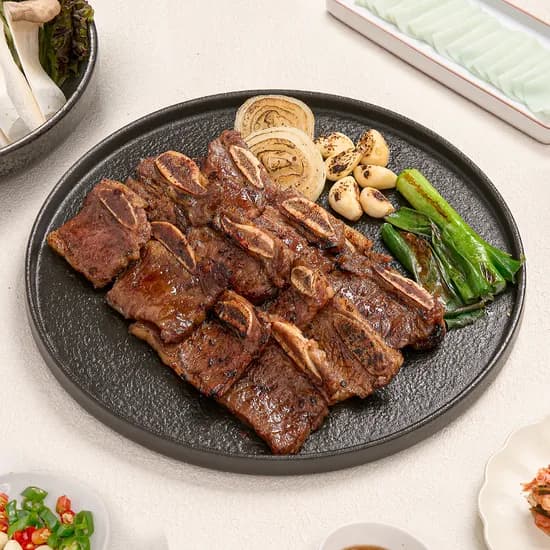 엄마네한우 양념 LA갈비 소고기 소 양념갈비 구이 어버이날 명절 설 추석 선물세트 500g