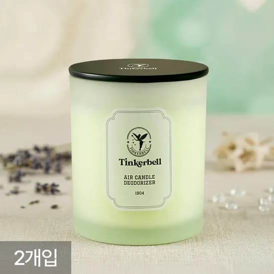에어캔들 퍼퓸 고체 탈취제 화장실 홀애비 방 냄새제거 그린 프루티, 230g, 2개
