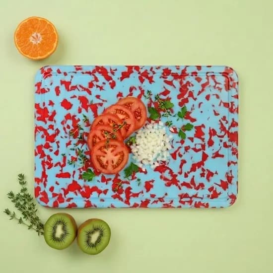 살림오늘 발레 컨페티 UPE 프리미엄 도마 스퀘어홈 35X24.5 오션루비
