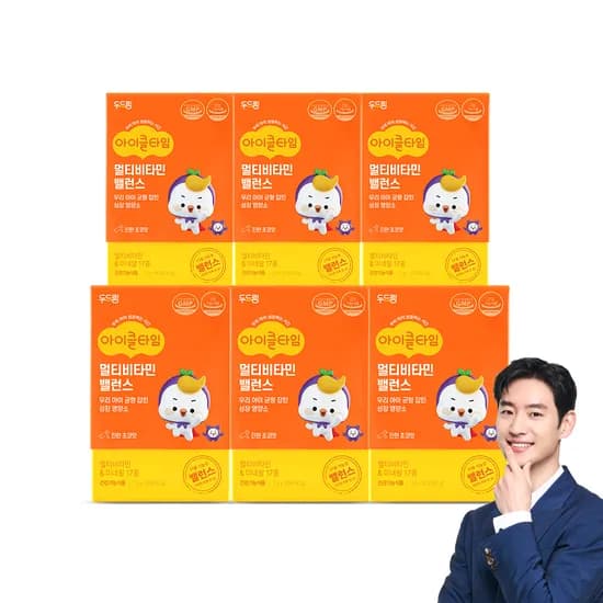🌟NEW🌟 [두드림] 아이클타임 멀티비타민 밸런스 30포, 6개