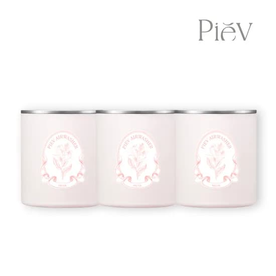 피에브 에어워셔 고체 탈취제 화장실 실내 냄새 제거 방향제 머스크, 250g, 3개