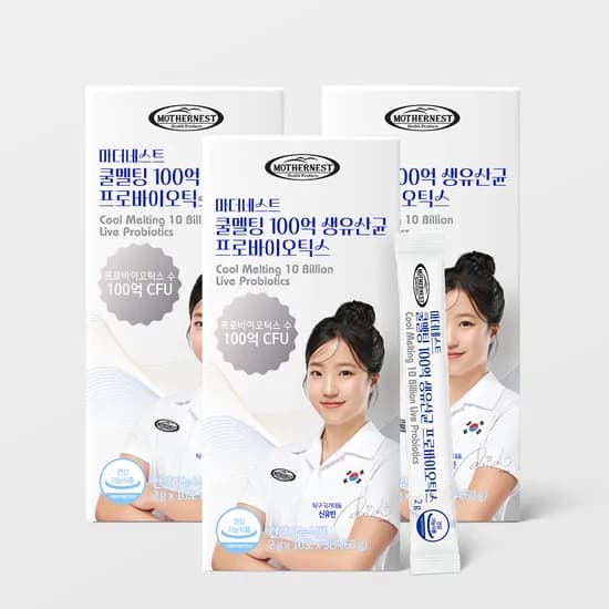 마더네스트 쿨멜팅 100억 생유산균 프로바이오틱스 신유빈유산균 30포, 3개