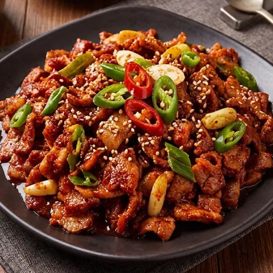 삼형제고기 매콤 양념 오돌뼈 300g 냉동 술안주 캠핑 간편식
