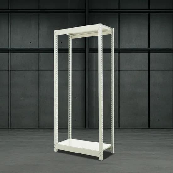 영진앵글 철제선반 경량랙 조립식 앵글 베란다 창고 산업용 독립형 9004001200 2단