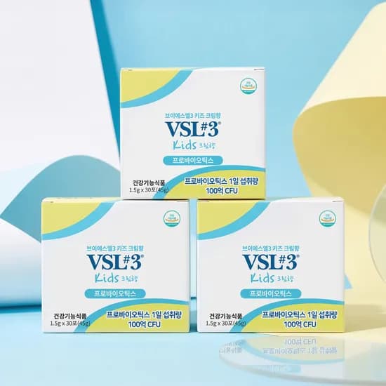 VSL#3 키즈 크림향 생유산균 30포 3개 어린이 장건강 유산균